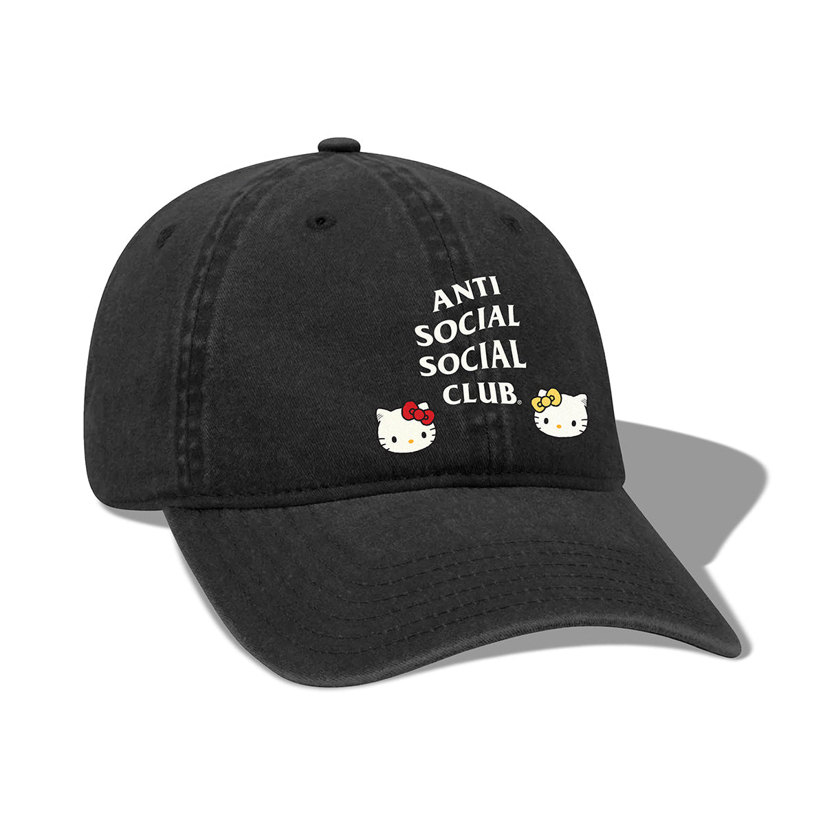 Anti Social Social Club x Hello Kitty Dad Cap (Black) Accessory Anti Social Social Club