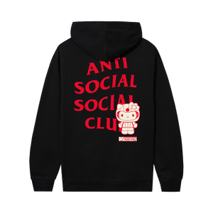 Anti Social Social Club x Hello Kitty Final Lap Hoodie (Black) Apparel Anti Social Social Club