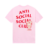 Anti Social Social Club x Hello Kitty Final Lap Tee (Candy Pink) Apparel Anti Social Social Club
