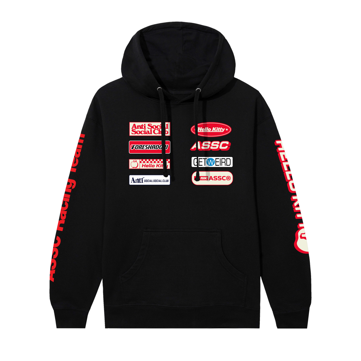 Anti Social Social Club x Hello Kitty Apex Hoodie (Black) Apparel Anti Social Social Club