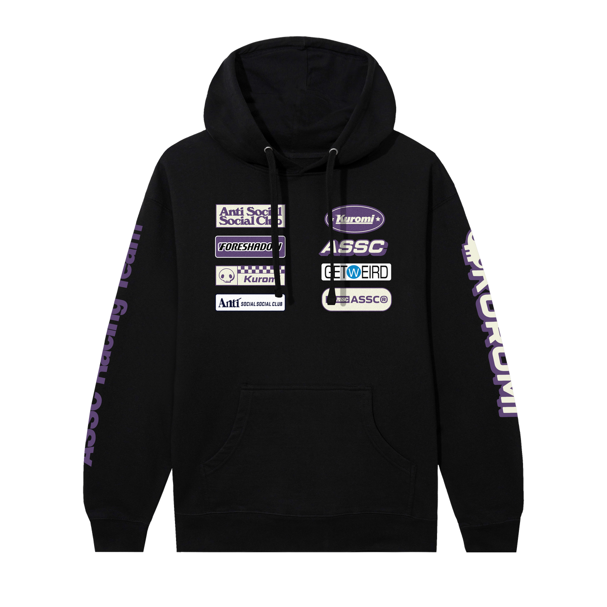Anti Social Social Club x Kuromi Apex Hoodie (Black) Apparel Anti Social Social Club