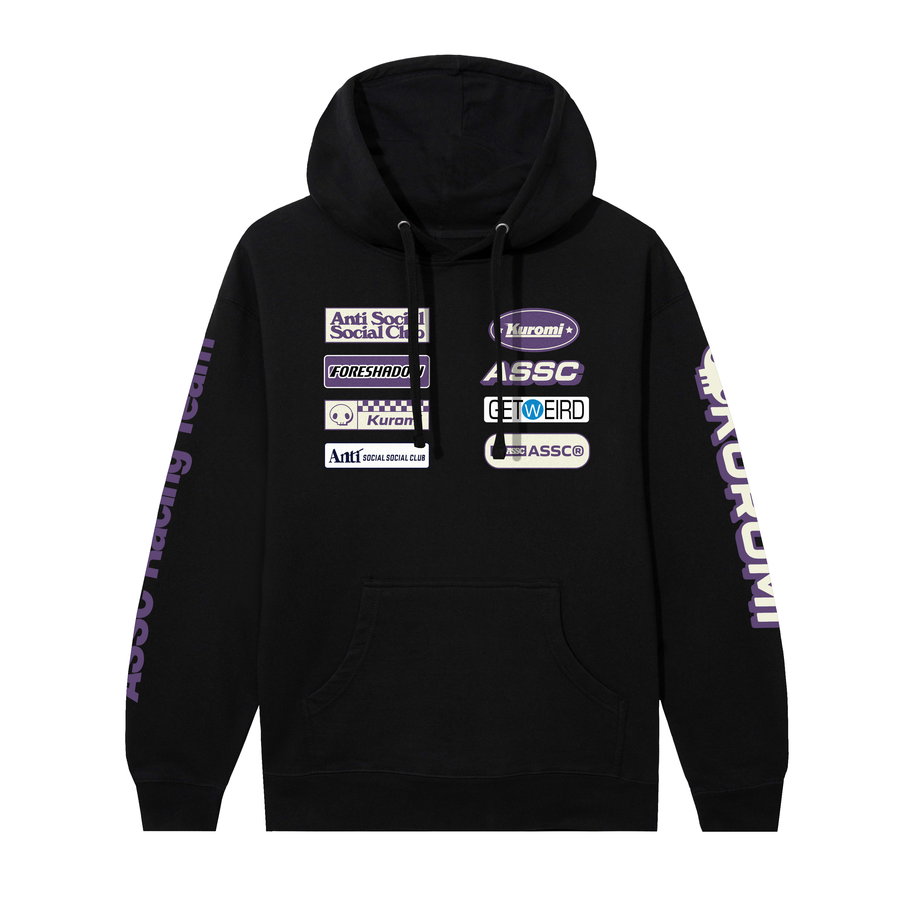 Anti Social Social Club x Kuromi Apex Hoodie (Black)
