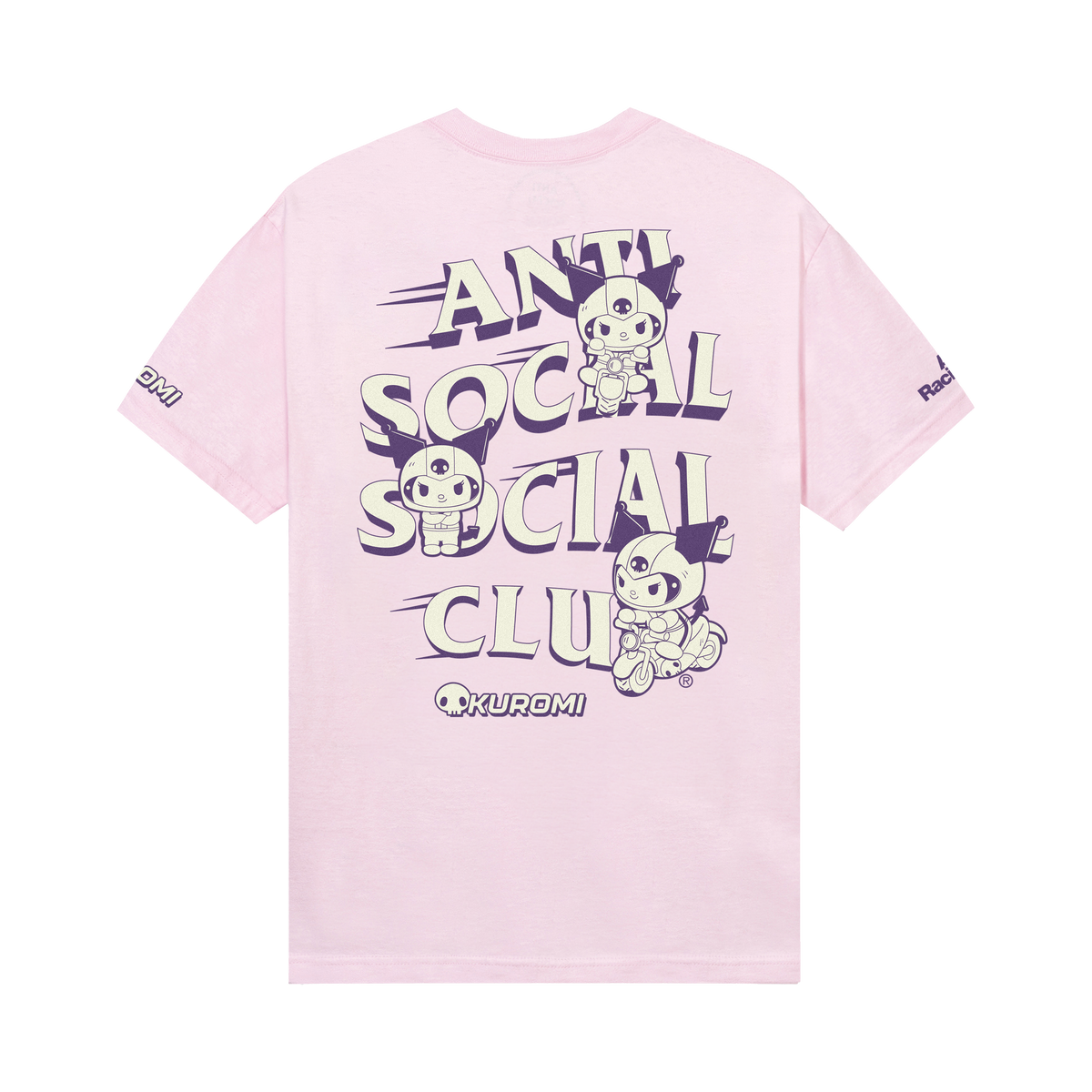 Anti Social Social Club x Kuromi Apex Tee (Pale Pink) Apparel Anti Social Social Club