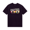 Anti Social Social Club x Hello Kitty and Friends Pit Stop Tee (Eggplant) Apparel Anti Social Social Club