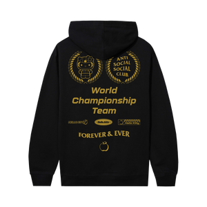 Anti Social Social Club x Hello Kitty World Champ Hoodie (Black) Apparel Anti Social Social Club