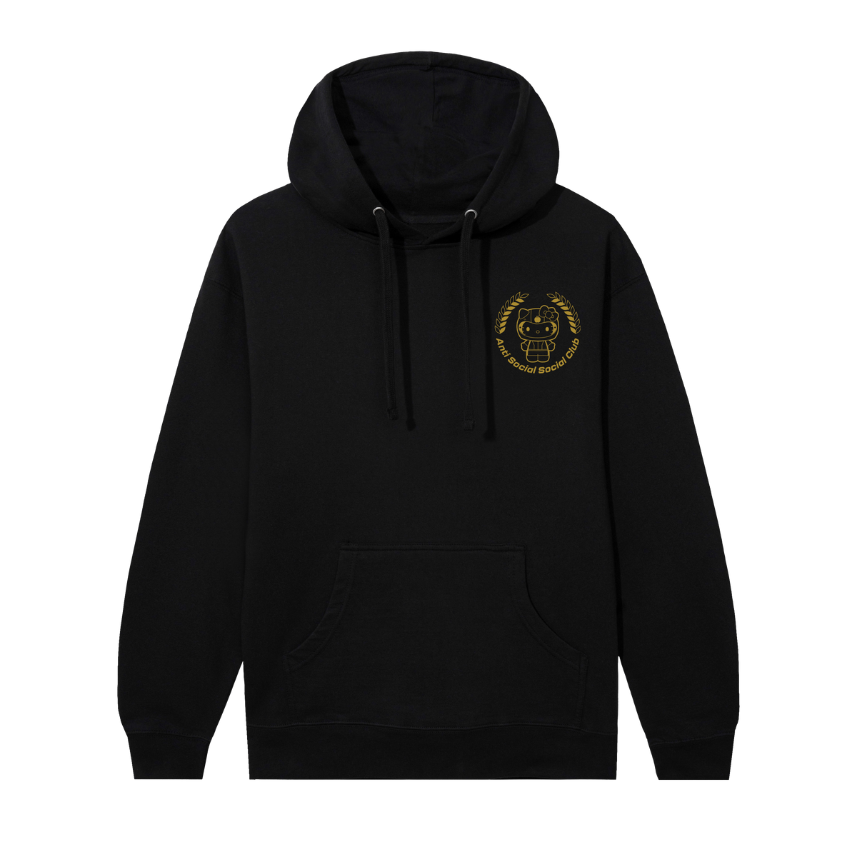 Anti Social Social Club x Hello Kitty World Champ Hoodie (Black) Apparel Anti Social Social Club