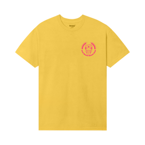 Anti Social Social Club x Hello Kitty World Champ Tee (Lemon Yellow) Apparel Anti Social Social Club
