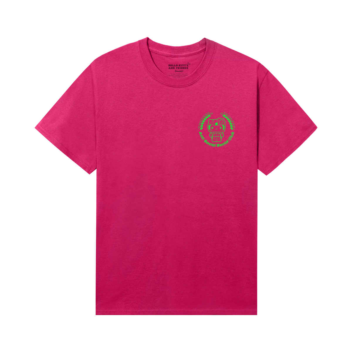 Anti Social Social Club x Hello Kitty World Champ Tee (Sangria) Apparel Anti Social Social Club