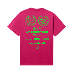 Anti Social Social Club x Hello Kitty World Champ Tee (Sangria) Apparel Anti Social Social Club