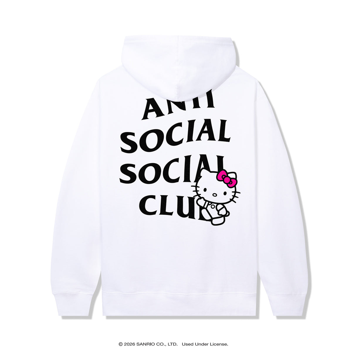 Anti Social Social Club x Hello Kitty ASHKC Hoodie (White) Apparel Anti Social Social Club