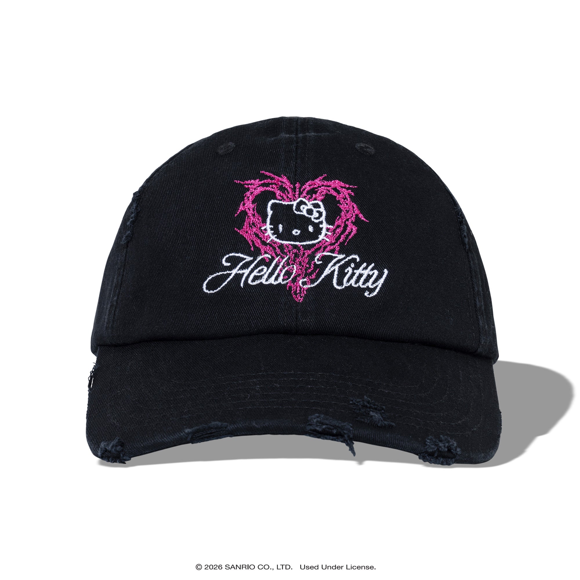 Anti Social Social Club x Hello Kitty Ethereal Dad Cap (Black)