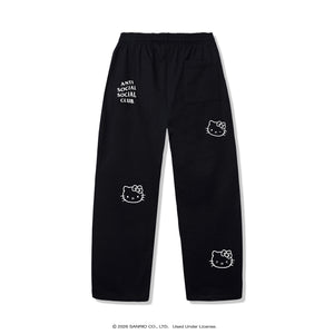 Anti Social Social Club x Hello Kitty Ethereal Sweatpant (Black) Apparel Anti Social Social Club