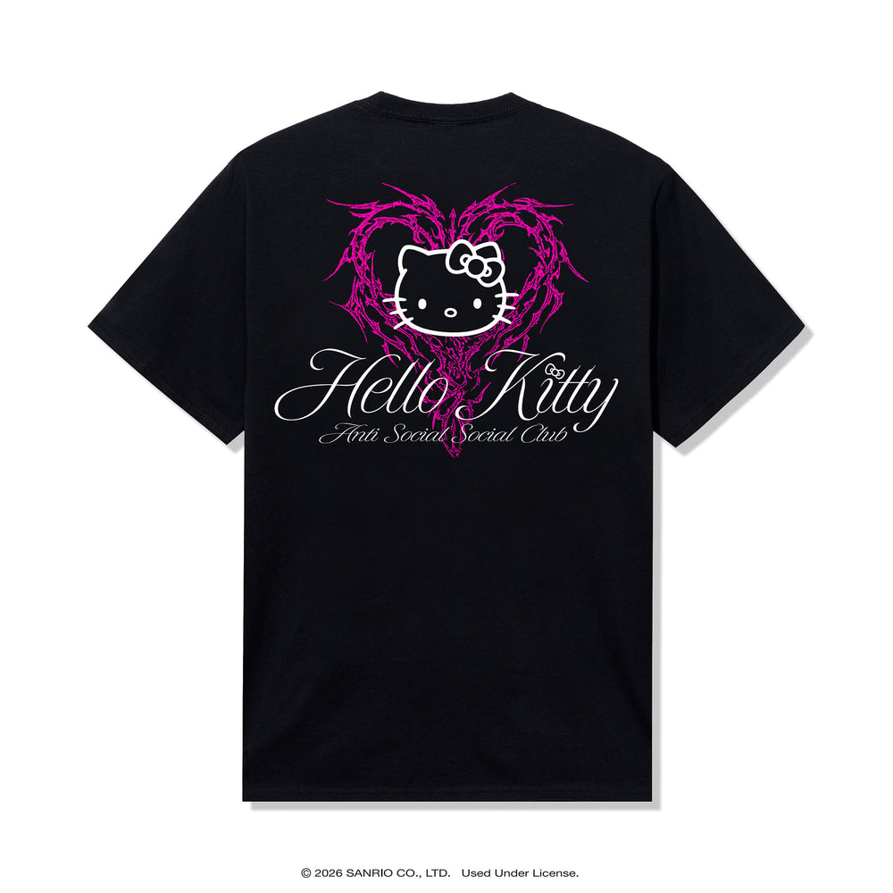Anti Social Social Club x Hello Kitty Love Tee (Black) Apparel Anti Social Social Club