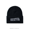 Anti Social Social Club x Hello Kitty Metal Beanie (Black) Accessory Anti Social Social Club