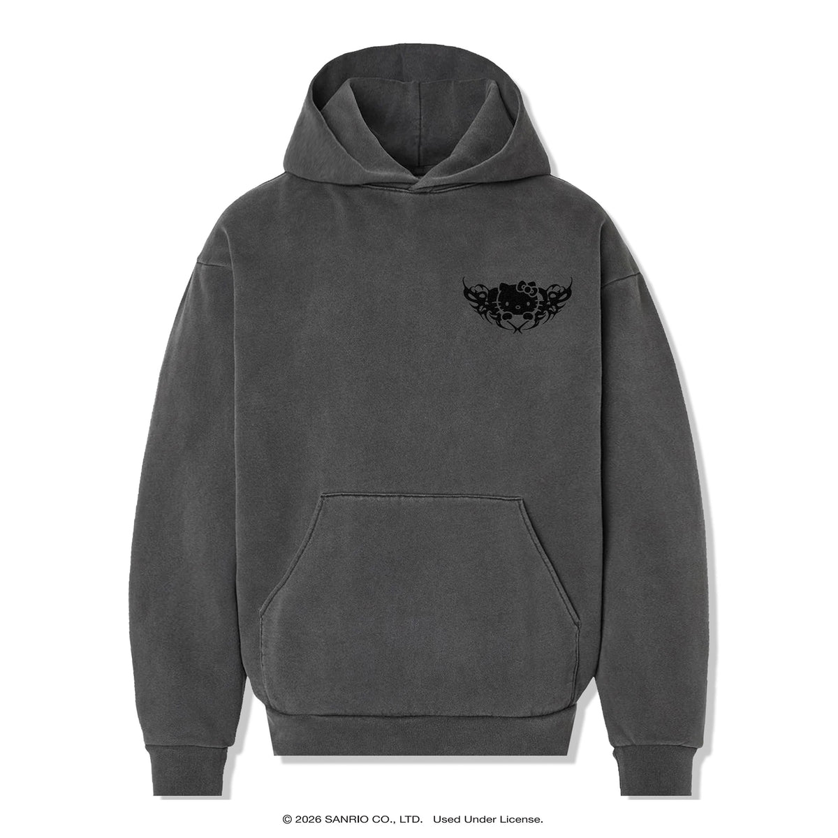Anti Social Social Club x Hello Kitty Metal Hoodie (Grey) Apparel Anti Social Social Club