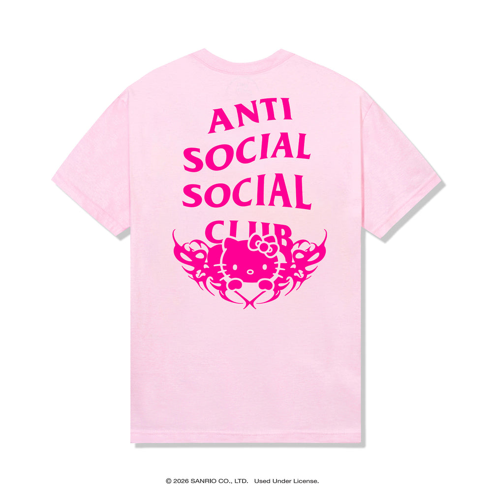 Anti Social Social Club x Hello Kitty Love Tee (Pink) Apparel Anti Social Social Club