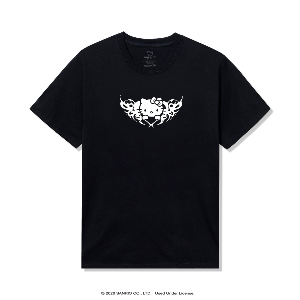 Anti Social Social Club x Hello Kitty Metal Tee (Black) Apparel Anti Social Social Club