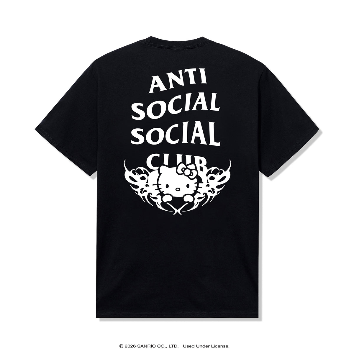 Anti Social Social Club x Hello Kitty Metal Tee (Black) Apparel Anti Social Social Club