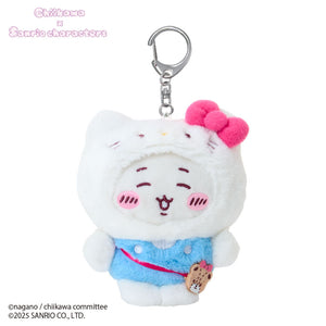 Chiikawa x Sanrio Characters Hello Kitty Plush Mascot Keychain (Chiikawa) Accessory Japan Original