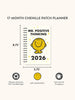 Mr. Positive x Studio Oh! 2026 Thinking Chenille Patch Planner