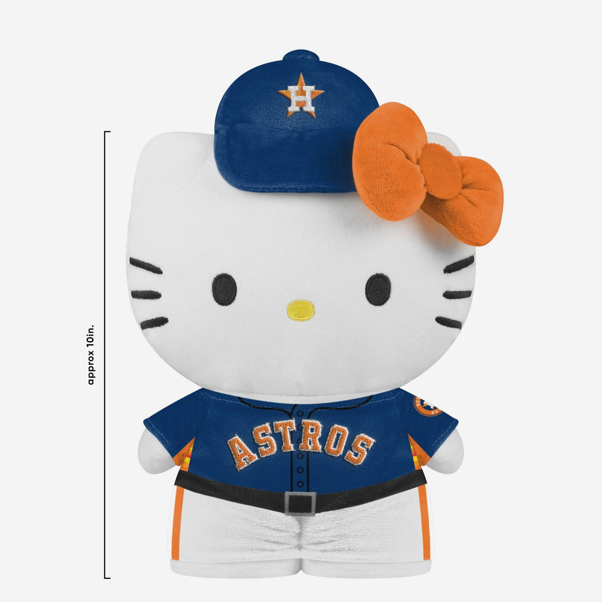 Hello Kitty Houston Astros 10" Team Jersey Plush Plush FOCO