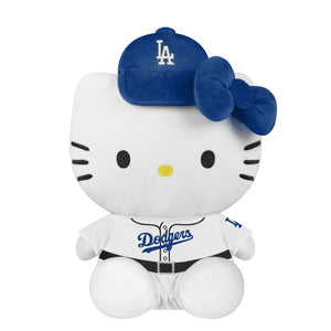 Hello Kitty x Los Angeles Dodgers 10" Seated Team Jersey Plush (Blue)