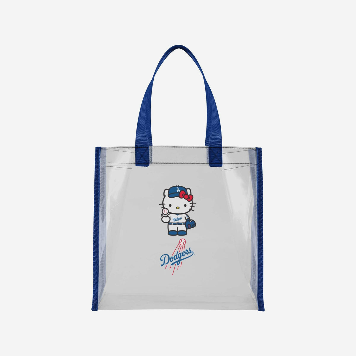 Hello Kitty x Los Angeles Dodgers Clear Tote Bag Bags FOCO