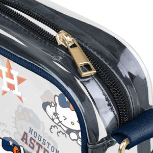 Houston Astros Hello Kitty® Clear Crossbody Bag Bags FOCO