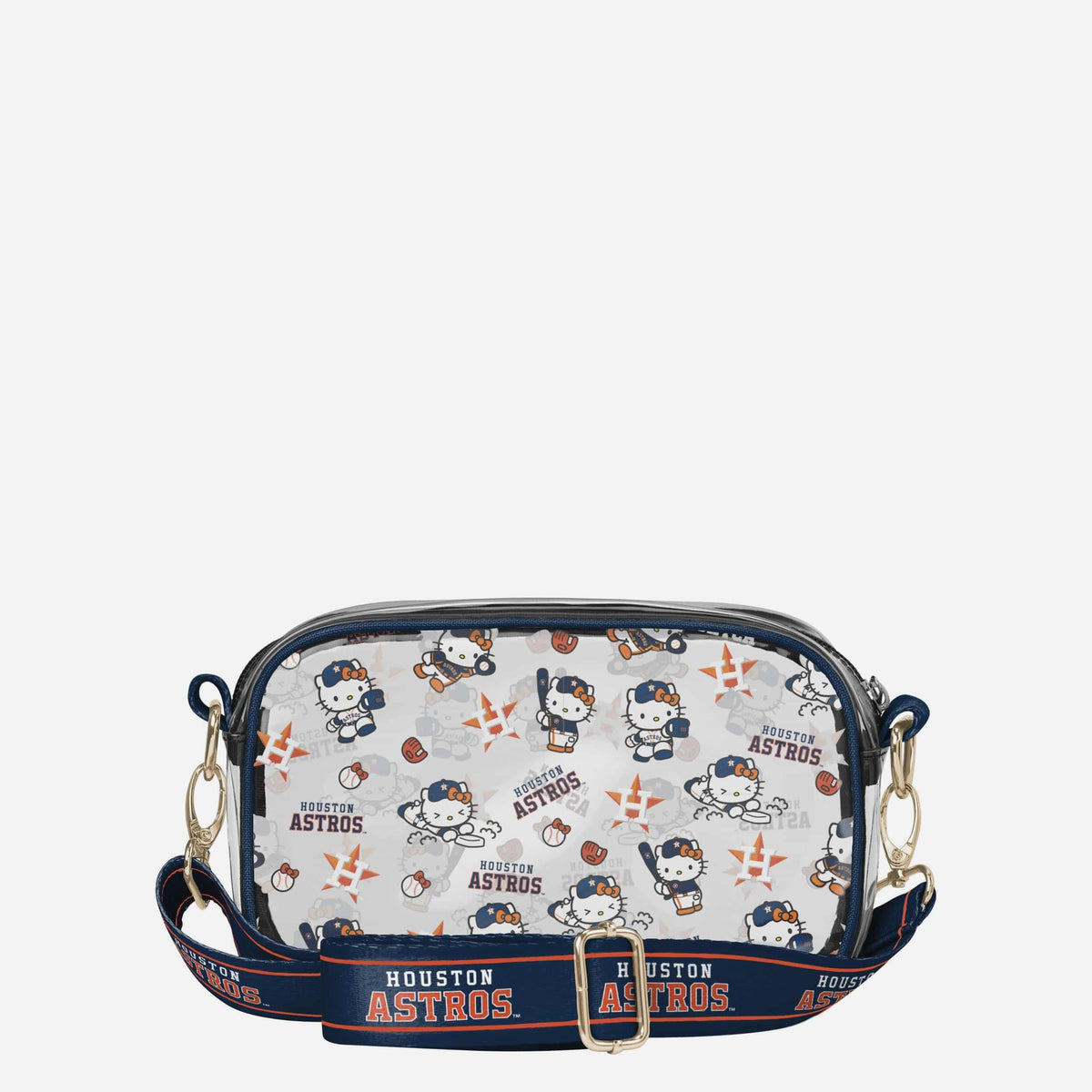 Houston Astros Hello Kitty® Clear Crossbody Bag Bags FOCO