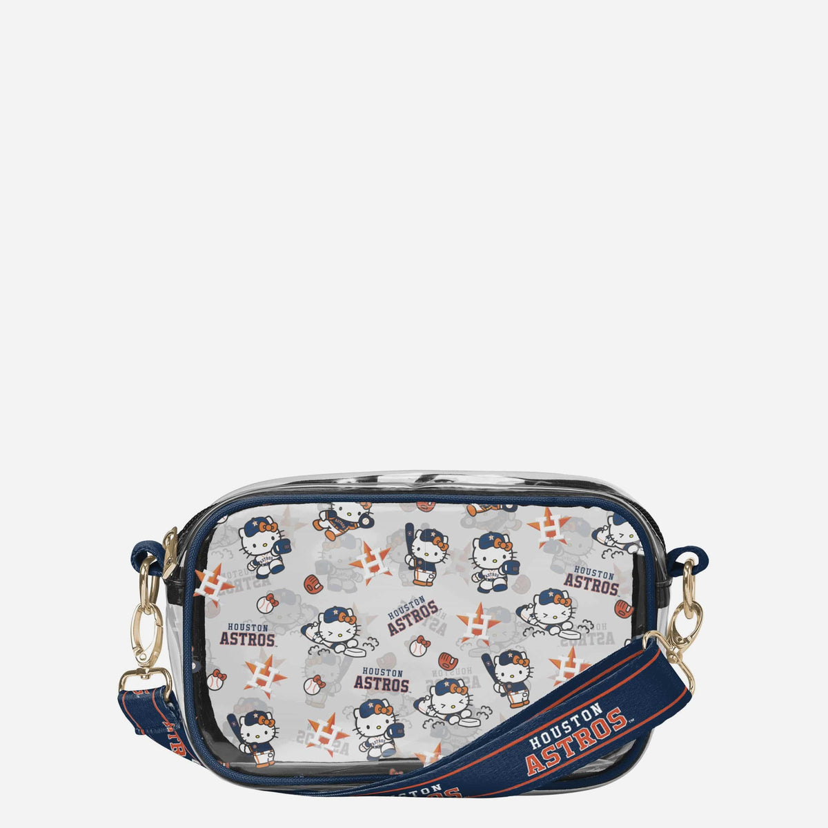 Houston Astros Hello Kitty® Clear Crossbody Bag Bags FOCO