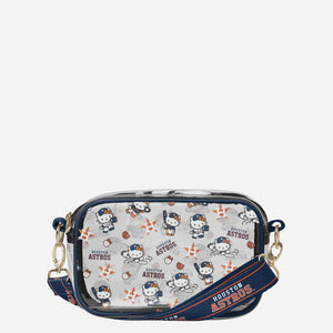 Houston Astros Hello Kitty® Clear Crossbody Bag Bags FOCO
