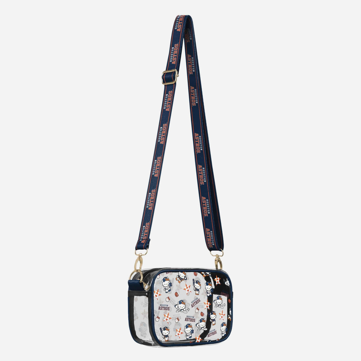 Houston Astros Hello Kitty® Clear Crossbody Bag Bags FOCO
