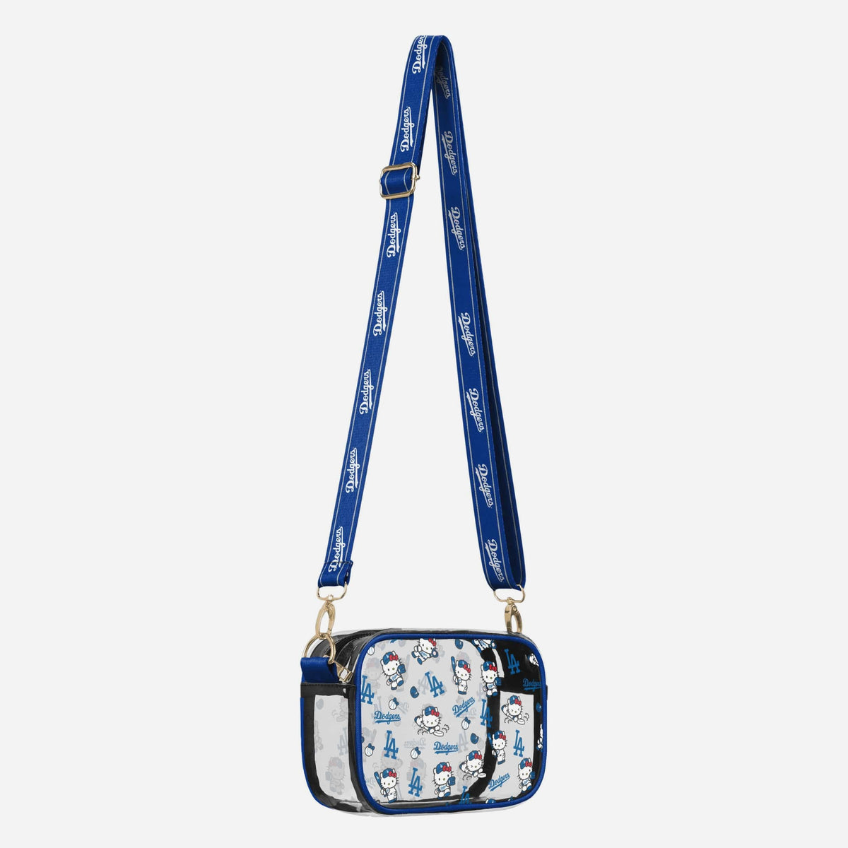 Hello Kitty x Los Angeles Dodgers Clear Crossbody Bag Bags FOCO
