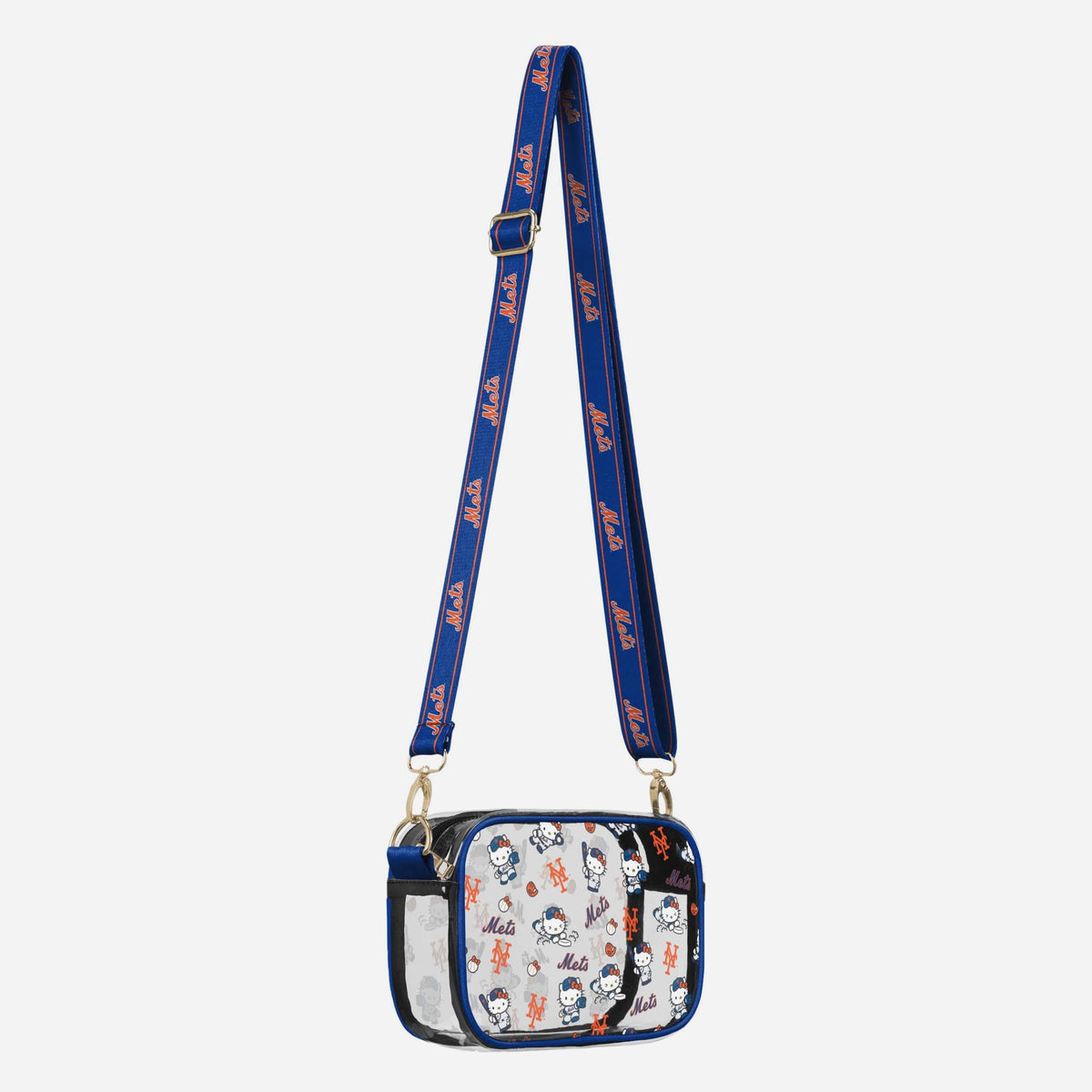 Hello Kitty x New York Mets Clear Crossbody Bag Bags FOCO
