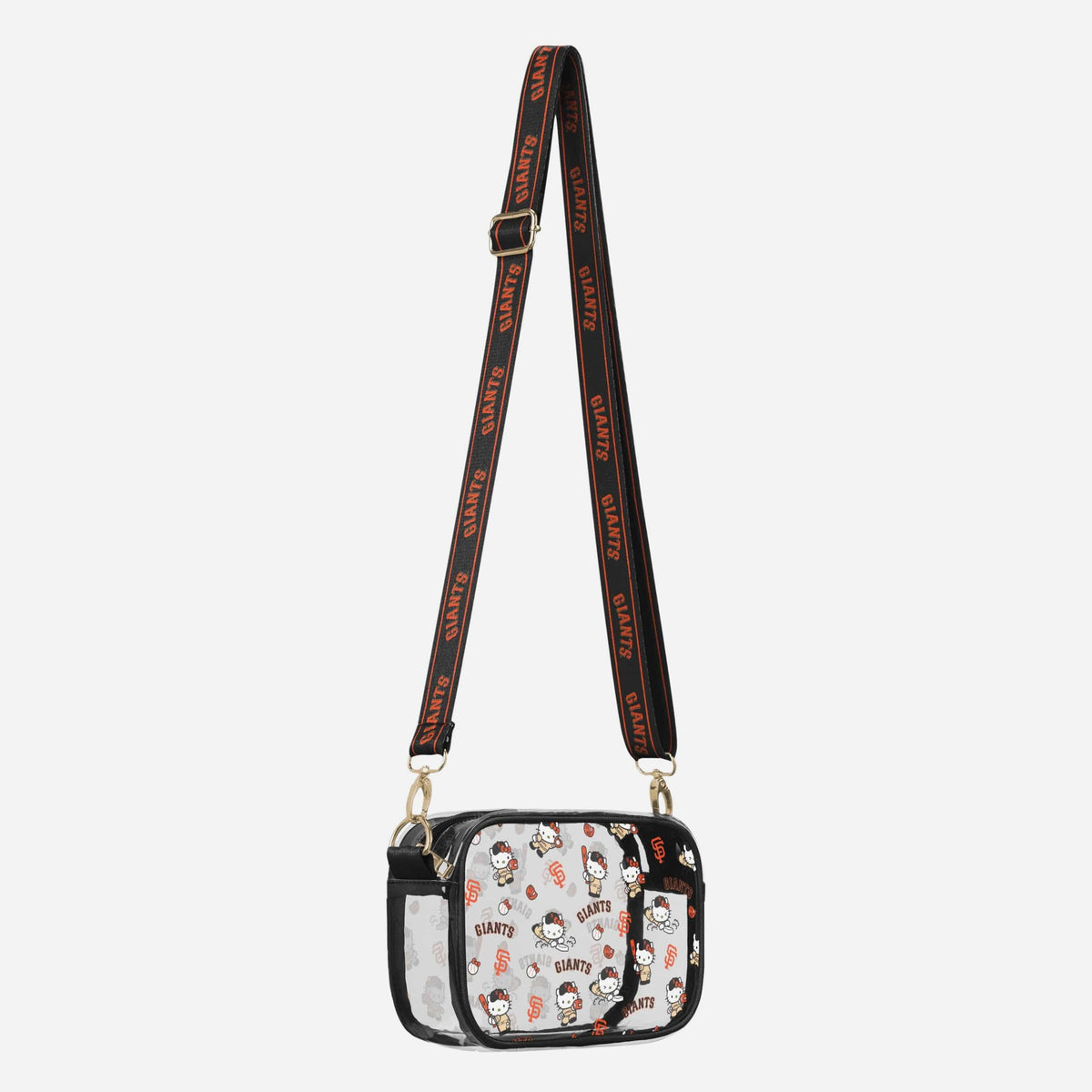 Hello Kitty x San Francisco Giants Clear Crossbody Bag Bags FOCO