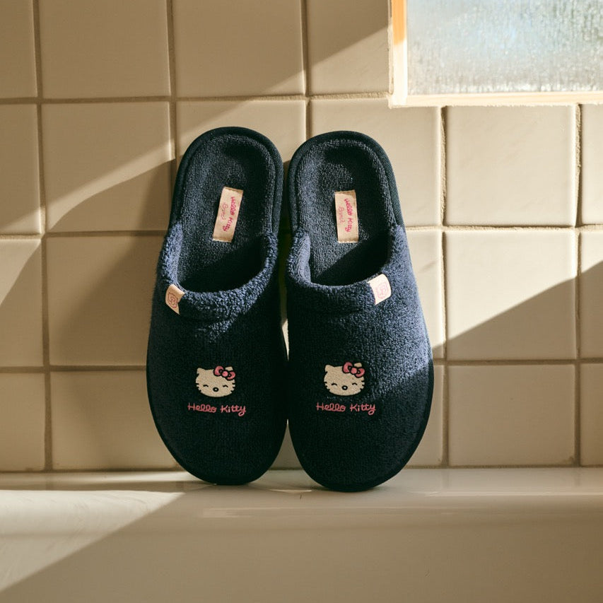 Hello Kitty x Brunch Essential Slipper (Navy) Shoes Brunch Holdings Inc