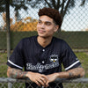 Badtz-maru x JapanLA Baseball Jersey (Black) Apparel JapanLA