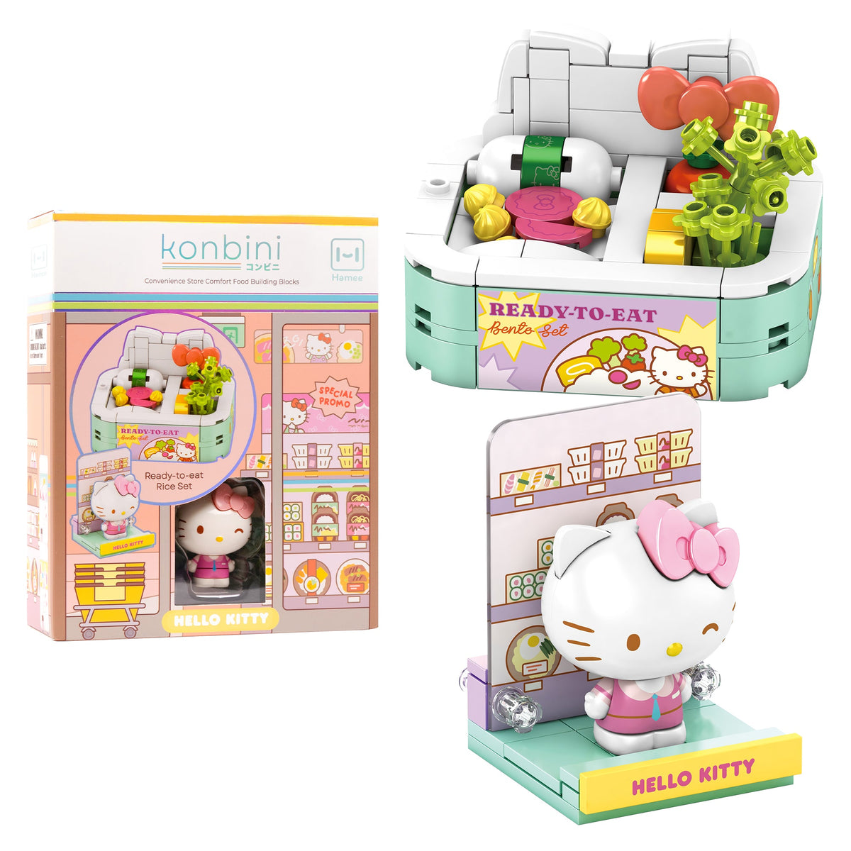 Hello Kitty Konbini Building Blocks Set (Ready-to-Eat Rice Set) Toys&Games Hamee.com - Hamee US