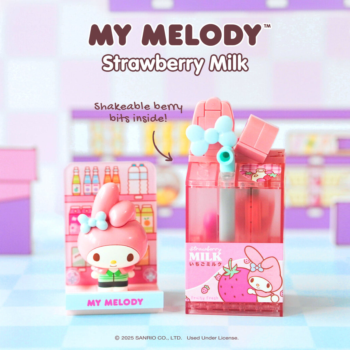 My Melody Konbini Building Blocks Set (Strawberry Milk) Toys&Games Hamee.com - Hamee US