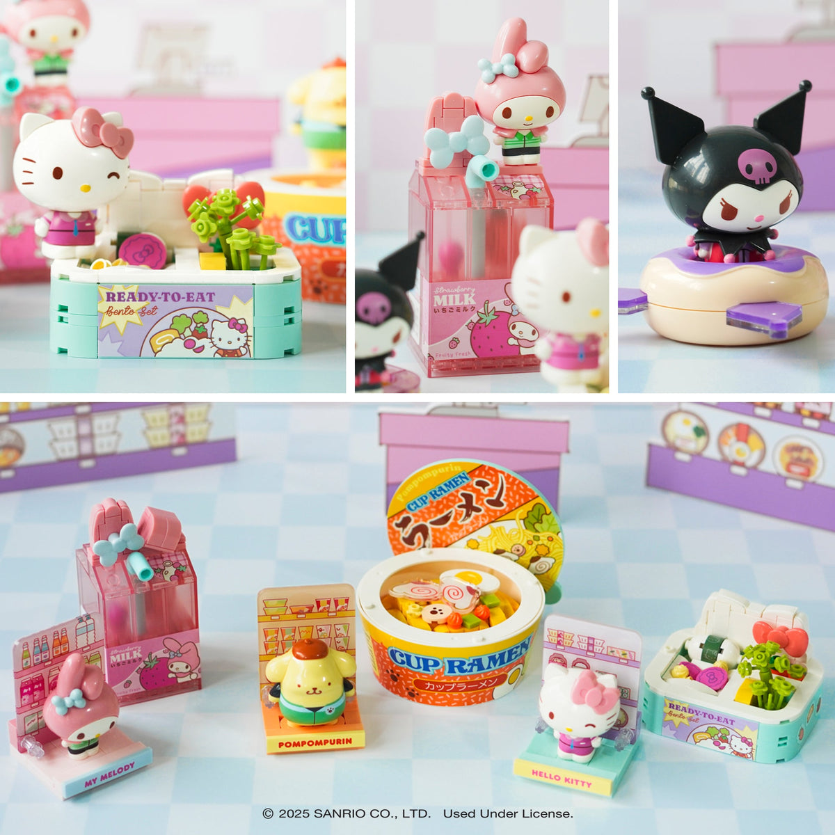 My Melody Konbini Building Blocks Set (Strawberry Milk) Toys&Games Hamee.com - Hamee US