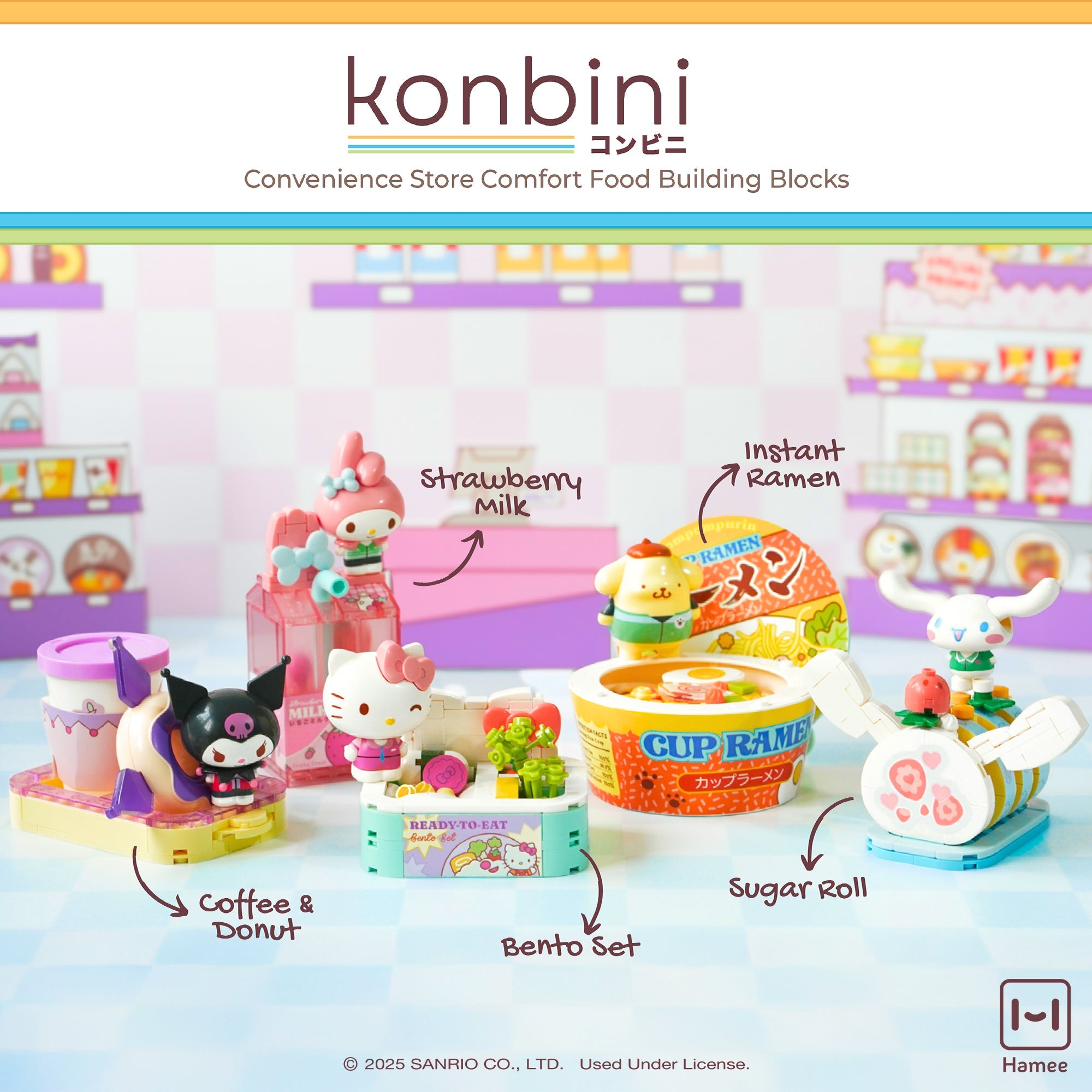 Pompompurin Konbini Building Blocks Set (Instant Ramen) Toys&Games Hamee.com - Hamee US