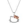 Hello Kitty Sterling Silver Silhouette Necklace Jewelry JACMEL JEWELRY INC   