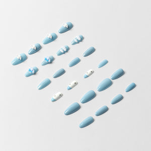 Cinnamoroll x 3H Nails 3D Press-On Nails (Medium) Beauty 3H NAILS