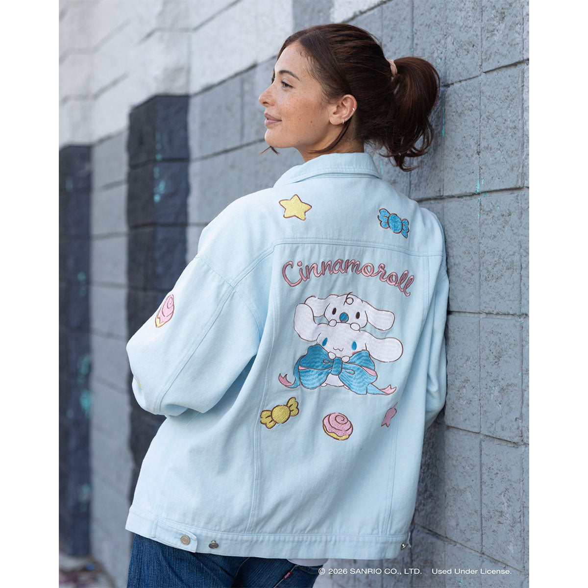 Cinnamoroll x JapanLA Ribbons Denim Jacket Apparel JapanLA