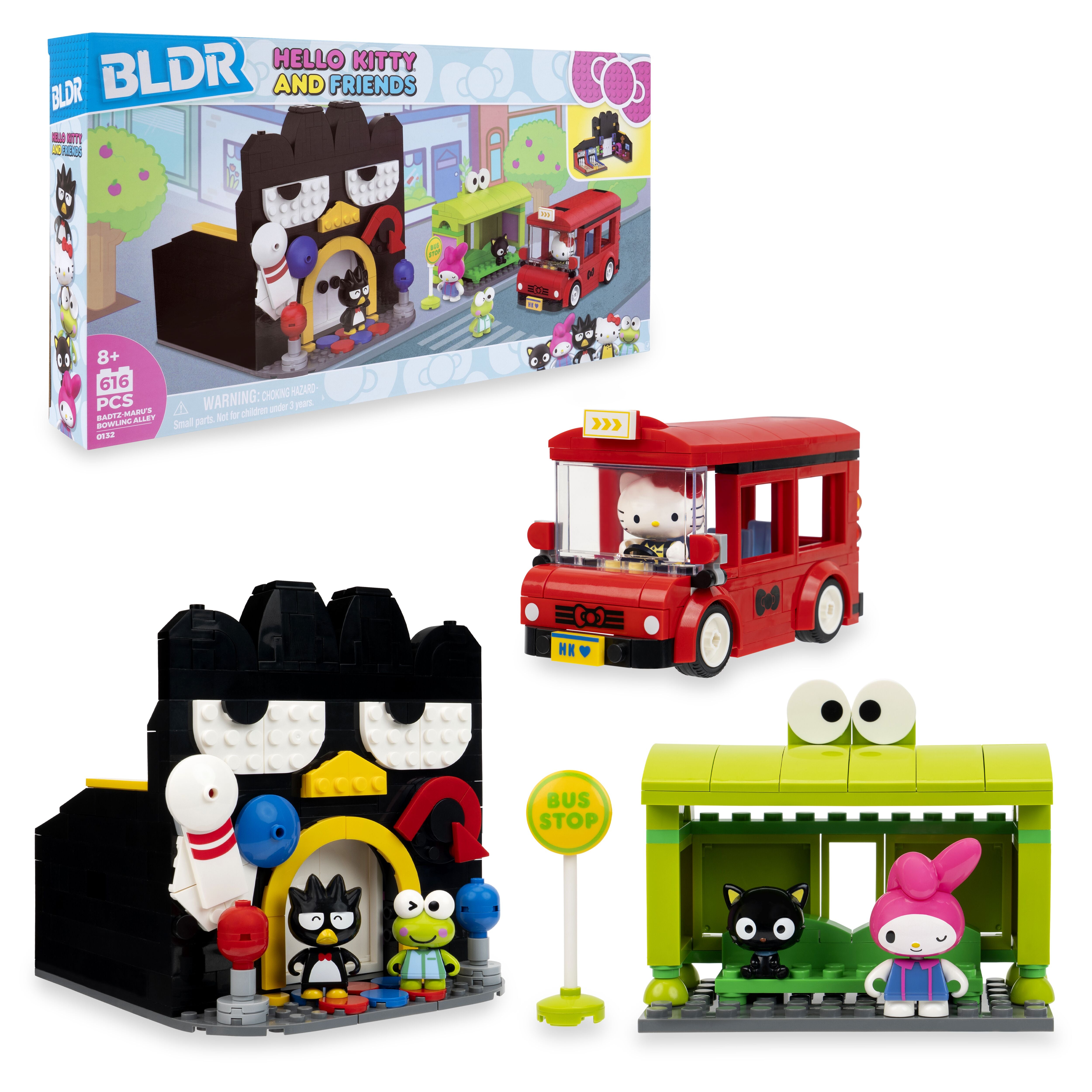 Hello Kitty and Friends BLDR Building Set (Badtz-maru's Bowling Alley)