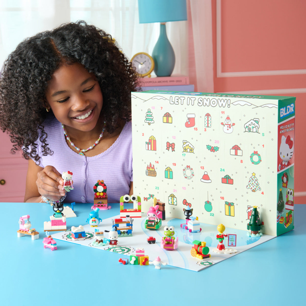 Hello Kitty and Friends BLDR Building Set (2025 Holiday Calendar) Toys&Games Jazwares
