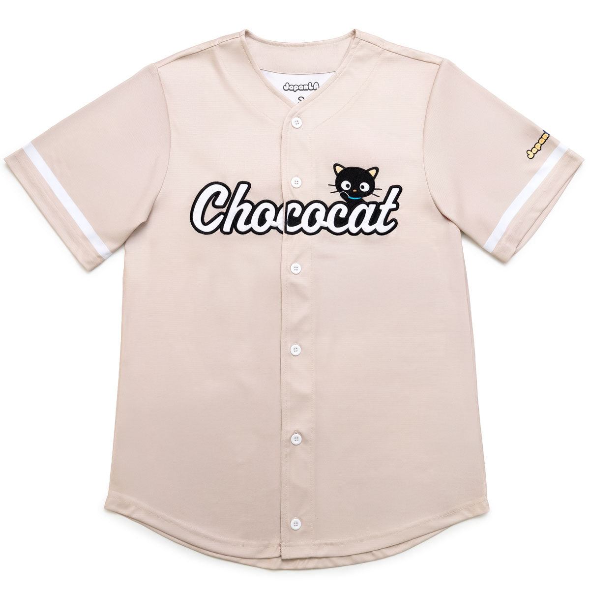 Chococat x JapanLA Baseball Jersey (Beige) Apparel JapanLA