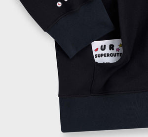 Converse x Hello Kitty and Friends Full Zip Hoodie (Black) Apparel G-III Leather Fashions