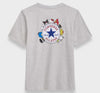 Converse x Hello Kitty and Friends Chuck Patch Tee (Grey) Apparel G-III Leather Fashions