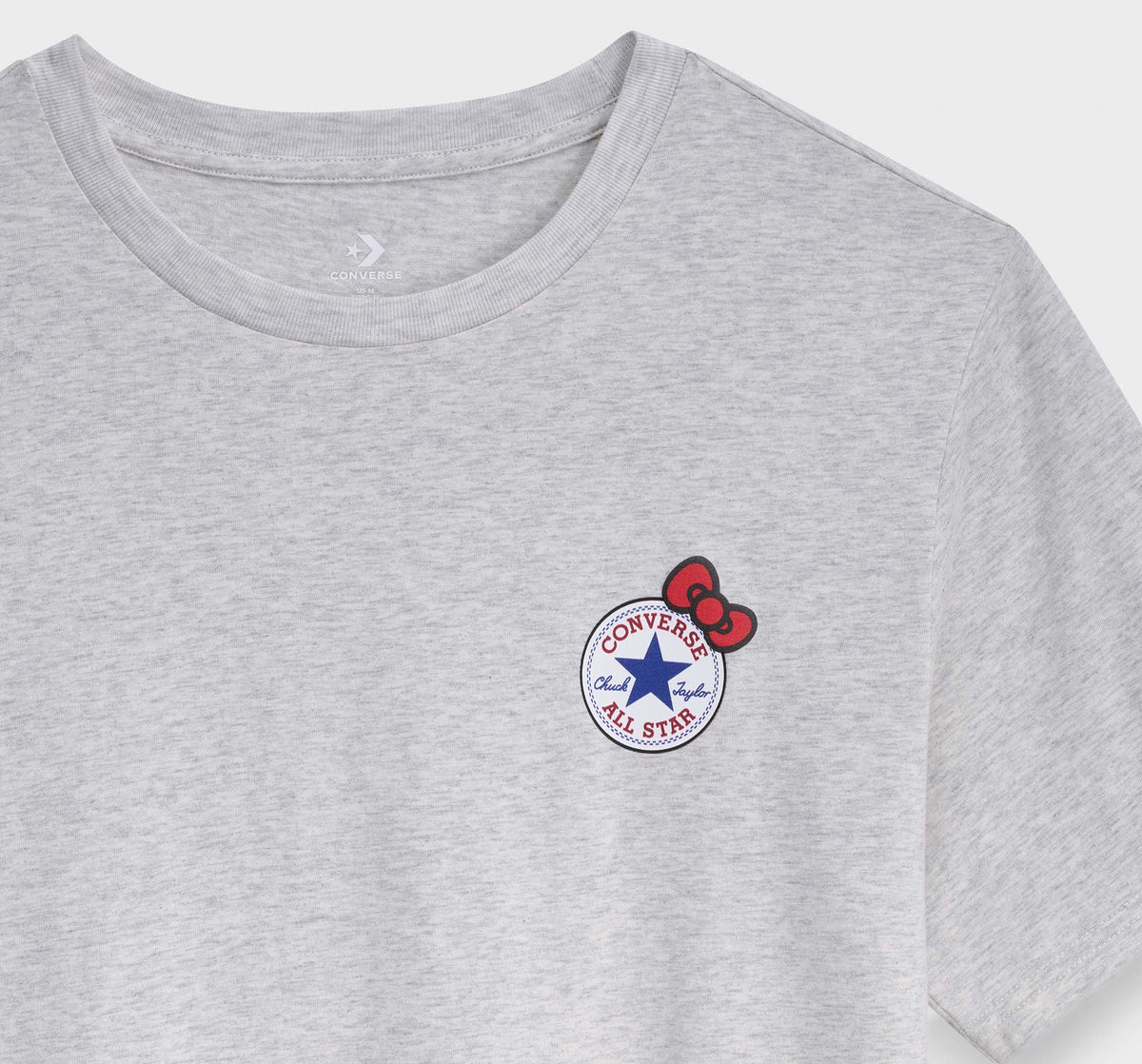 Converse x Hello Kitty and Friends Chuck Patch Tee (Grey) Apparel G-III Leather Fashions
